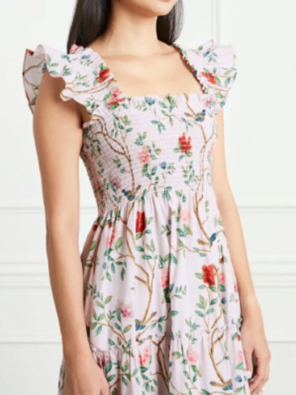 Hill House x Diane Hill Ellie Limited Edition Floral Midi A-Line Nap Dress - Picture 2 of 13